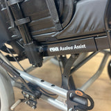 Invacare Rea Azalea Assist Attendant Wheelchair - Adjustable Tilting Reclining Manual Wheelchair with Elevating Leg Rests