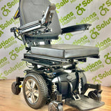 Pride Quantum Q6 I-Level 6mph Mid Wheel Drive Powerchair - Electric Rise and Tilt Centre Footplate