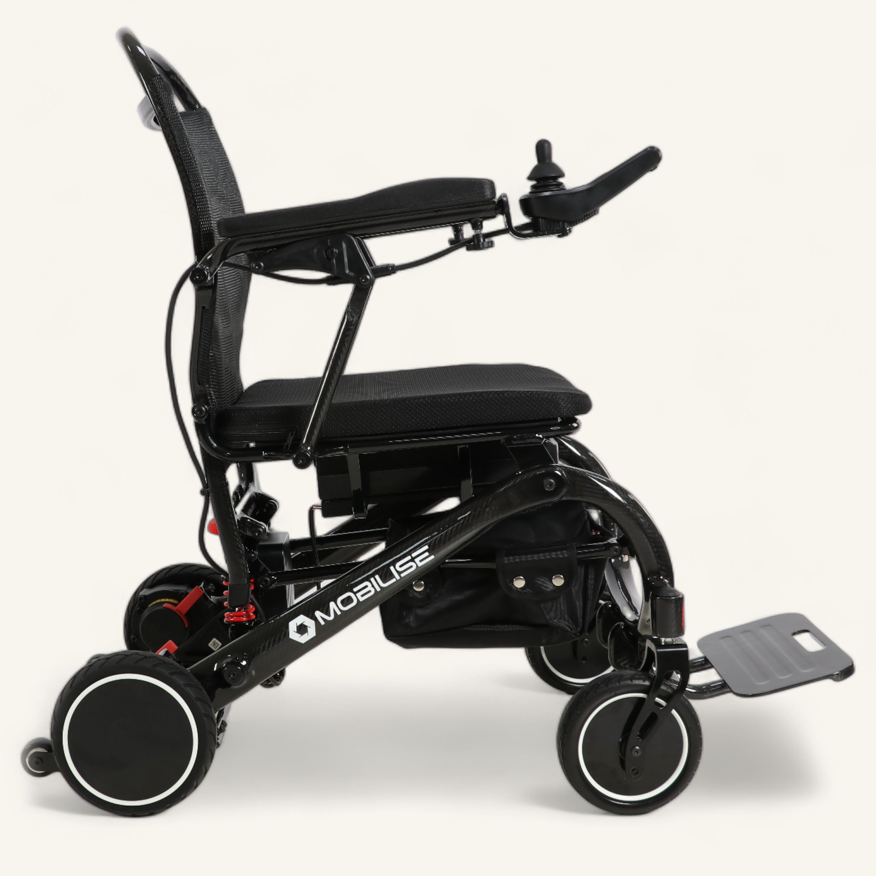 Mobilise Comfy Carbon - Ultra Light Folding Airline Friendly Power Wheelchair