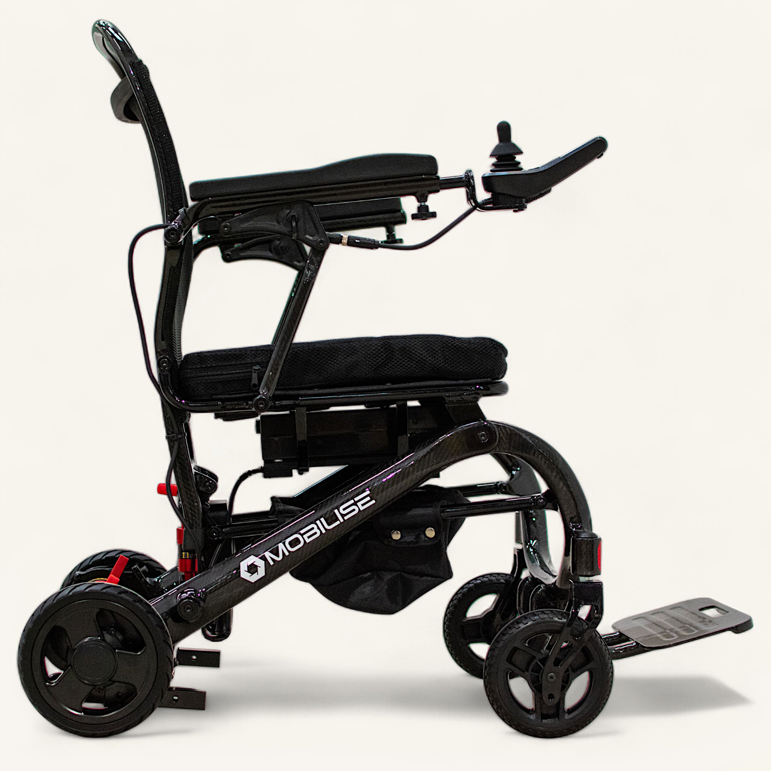 Mobilise Comfy Carbon - Ultra Light Folding Airline Friendly Power Wheelchair