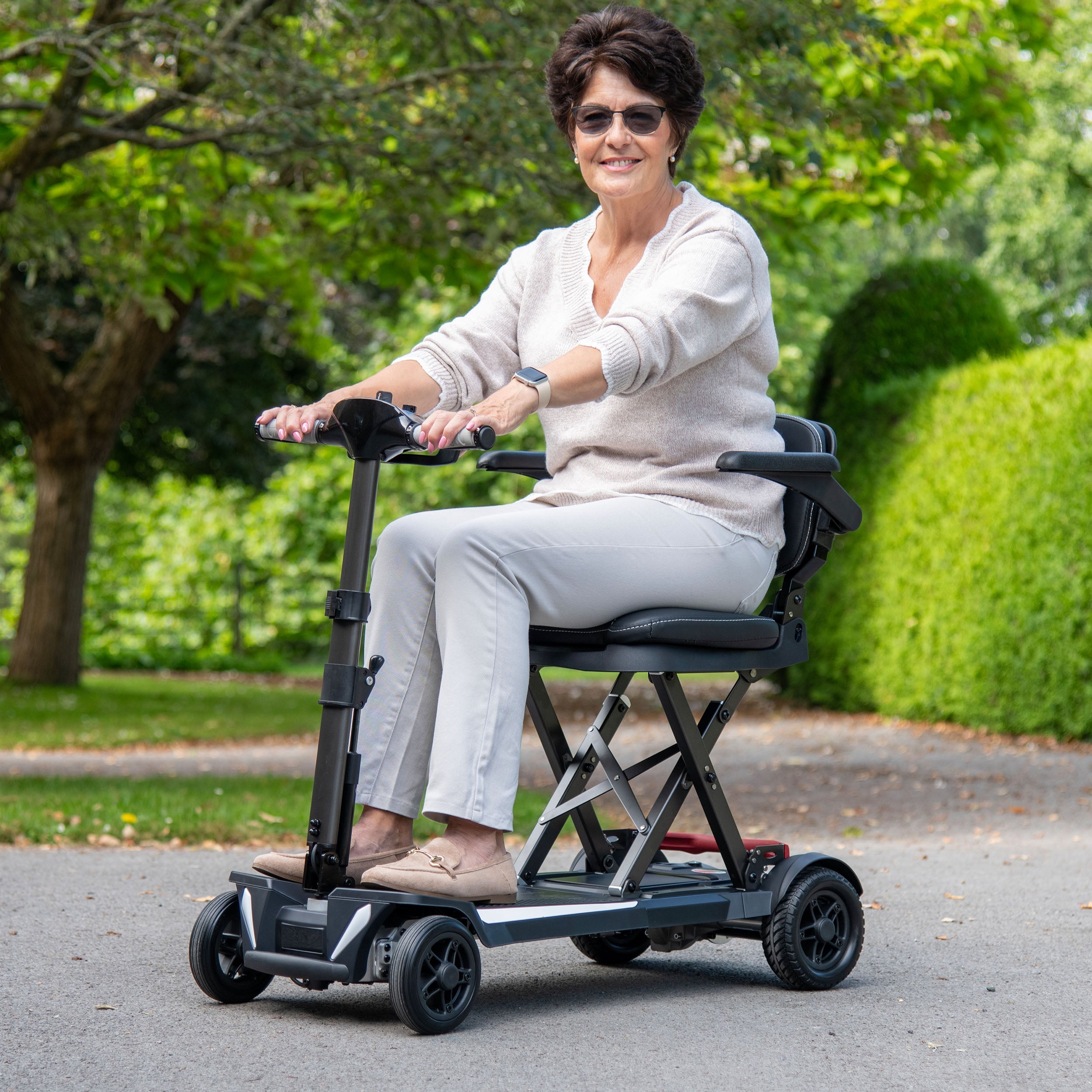 The Fold Flat - Lightweight Folding Boot Scooter