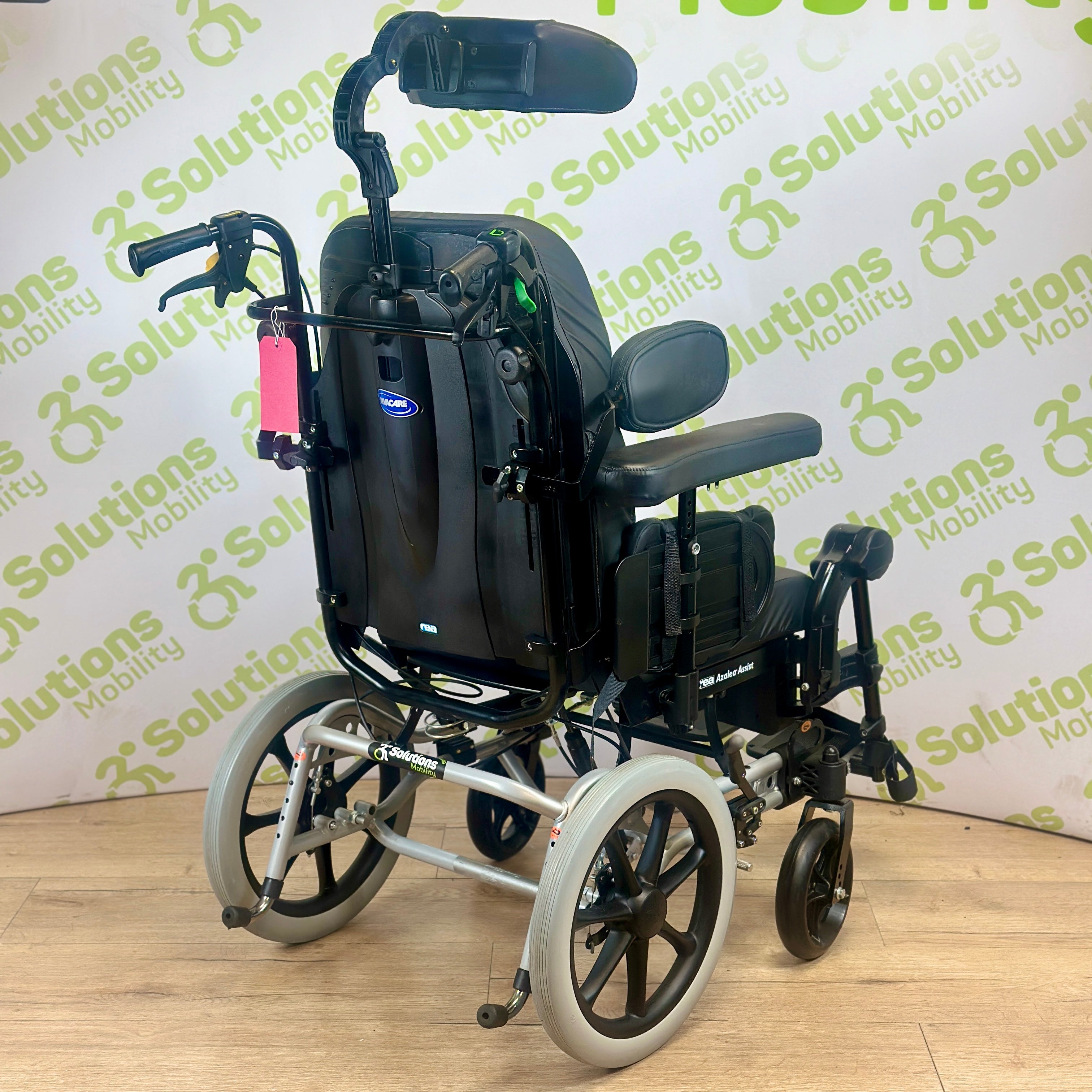 Invacare Rea Azalea Assist Attendant Wheelchair - Adjustable Tilting Reclining Manual Wheelchair with Elevating Leg Rests