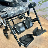 Invacare Rea Azalea Assist Attendant Wheelchair - Adjustable Tilting Reclining Manual Wheelchair with Elevating Leg Rests