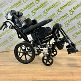 Invacare Rea Azalea Assist Attendant Wheelchair - Adjustable Tilting Reclining Manual Wheelchair with Elevating Leg Rests