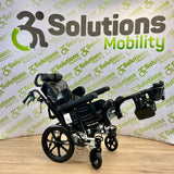 Invacare Rea Azalea Assist Attendant Wheelchair - Adjustable Tilting Reclining Manual Wheelchair with Elevating Leg Rests