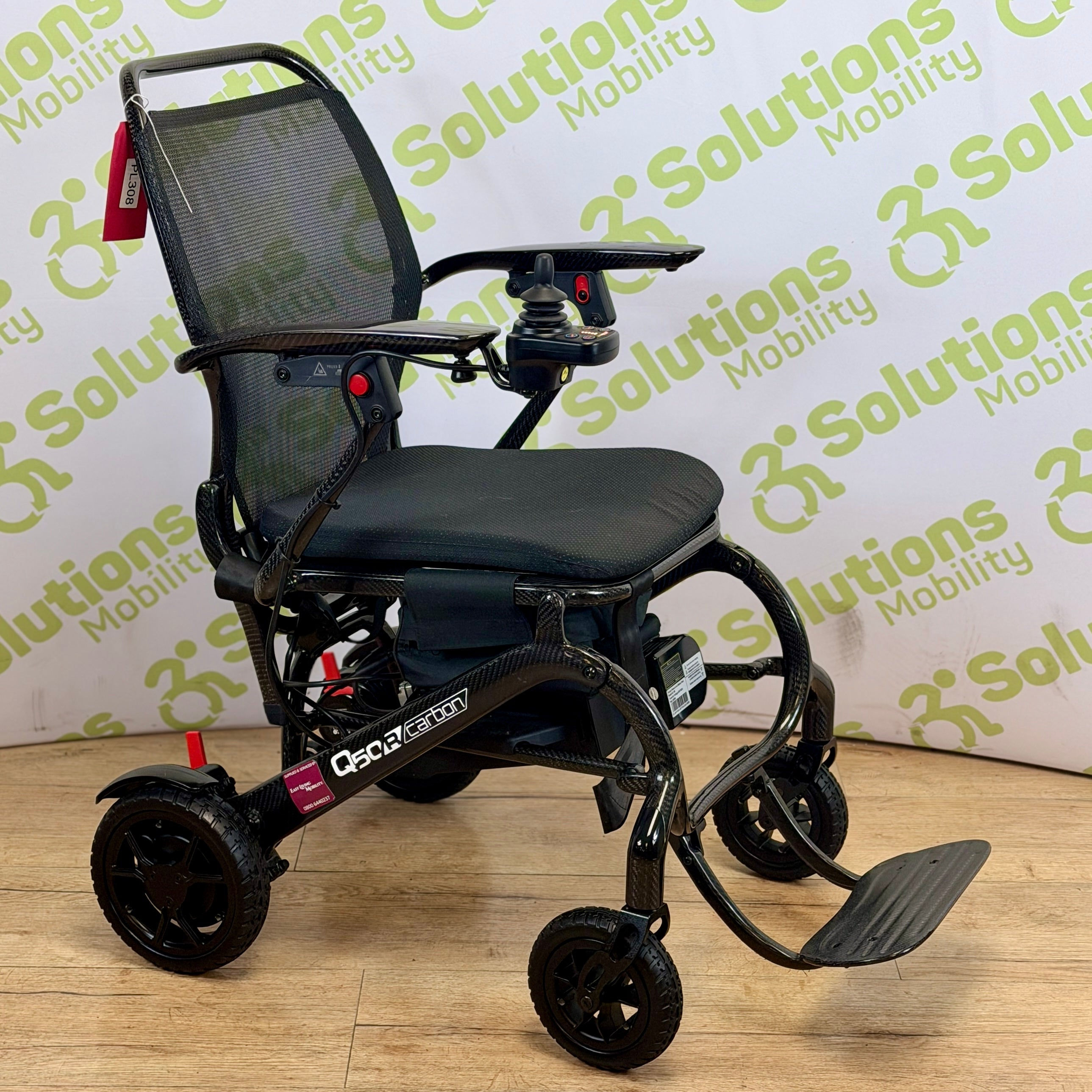 Quickie Q50r Carbon 4mph Folding Transportable Electric Lithium Battery Powerchair