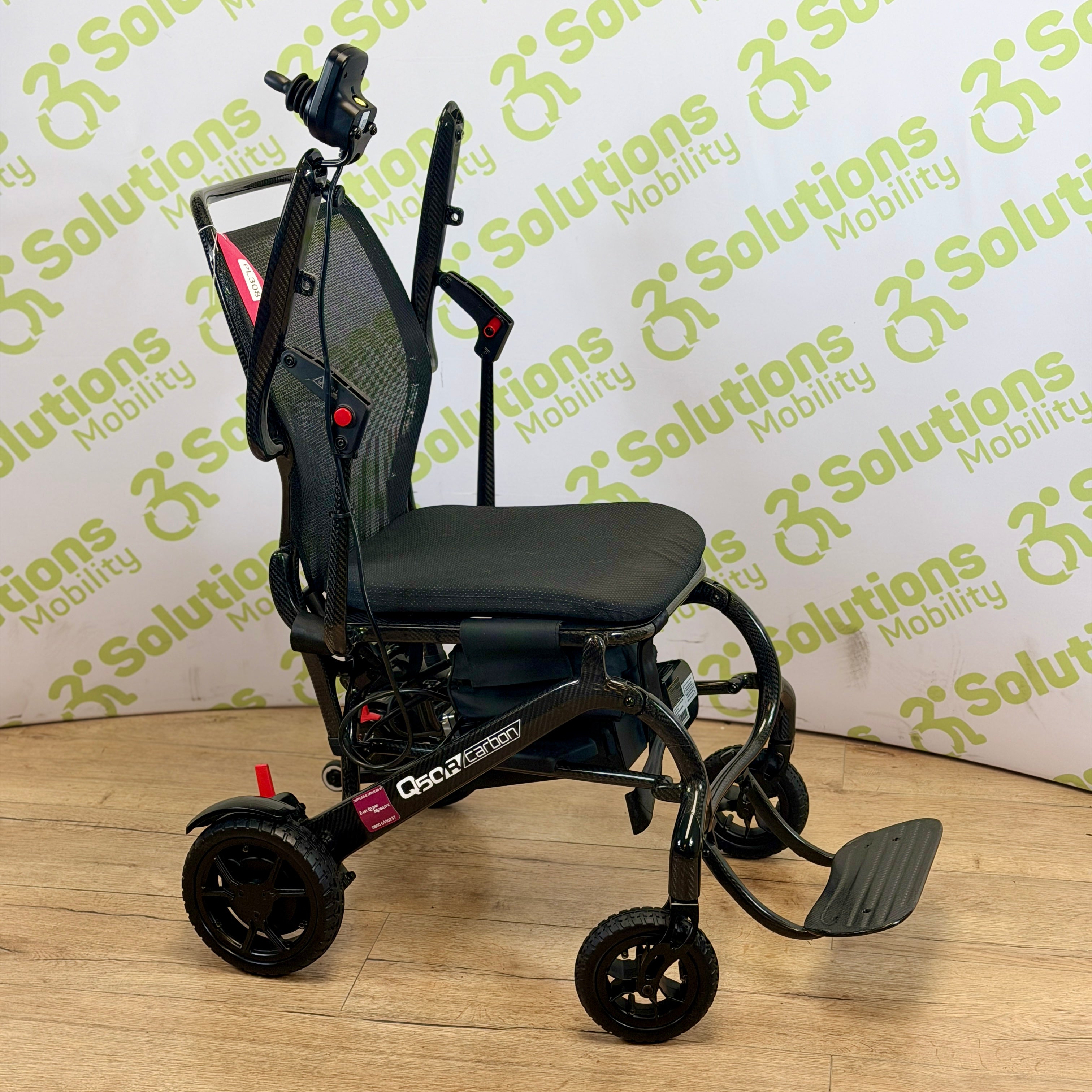 Quickie Q50r Carbon 4mph Folding Transportable Electric Lithium Battery Powerchair