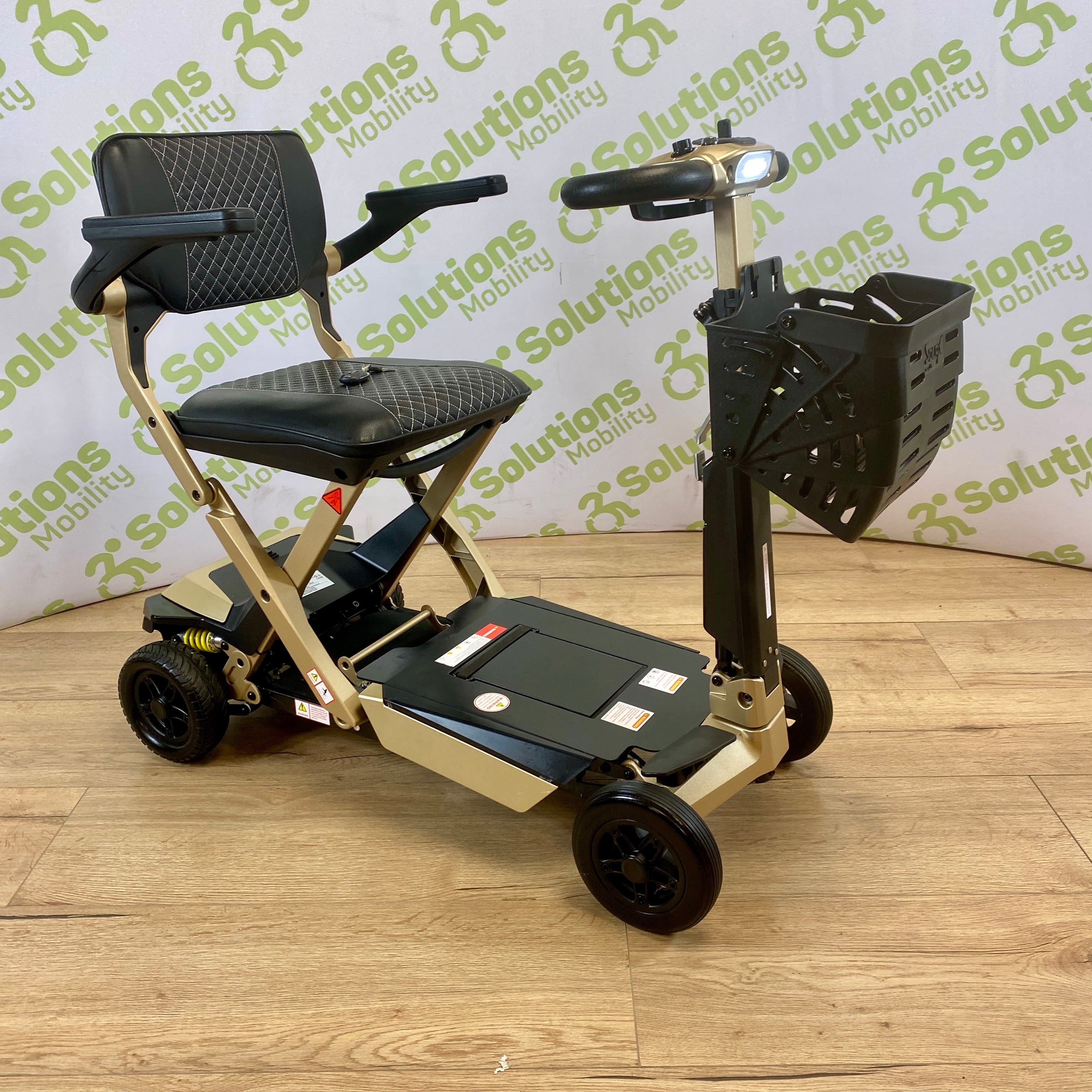 Autofold executive 4mph electric folding portable mobility scooter