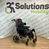 Invacare Rea Azalea Assist Attendant Wheelchair - Adjustable Tilting Reclining Manual Wheelchair with Elevating Leg Rests