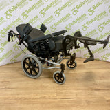 Invacare Rea Azalea Assist Attendant Wheelchair - Adjustable Tilting Reclining Manual Wheelchair with Elevating Leg Rests