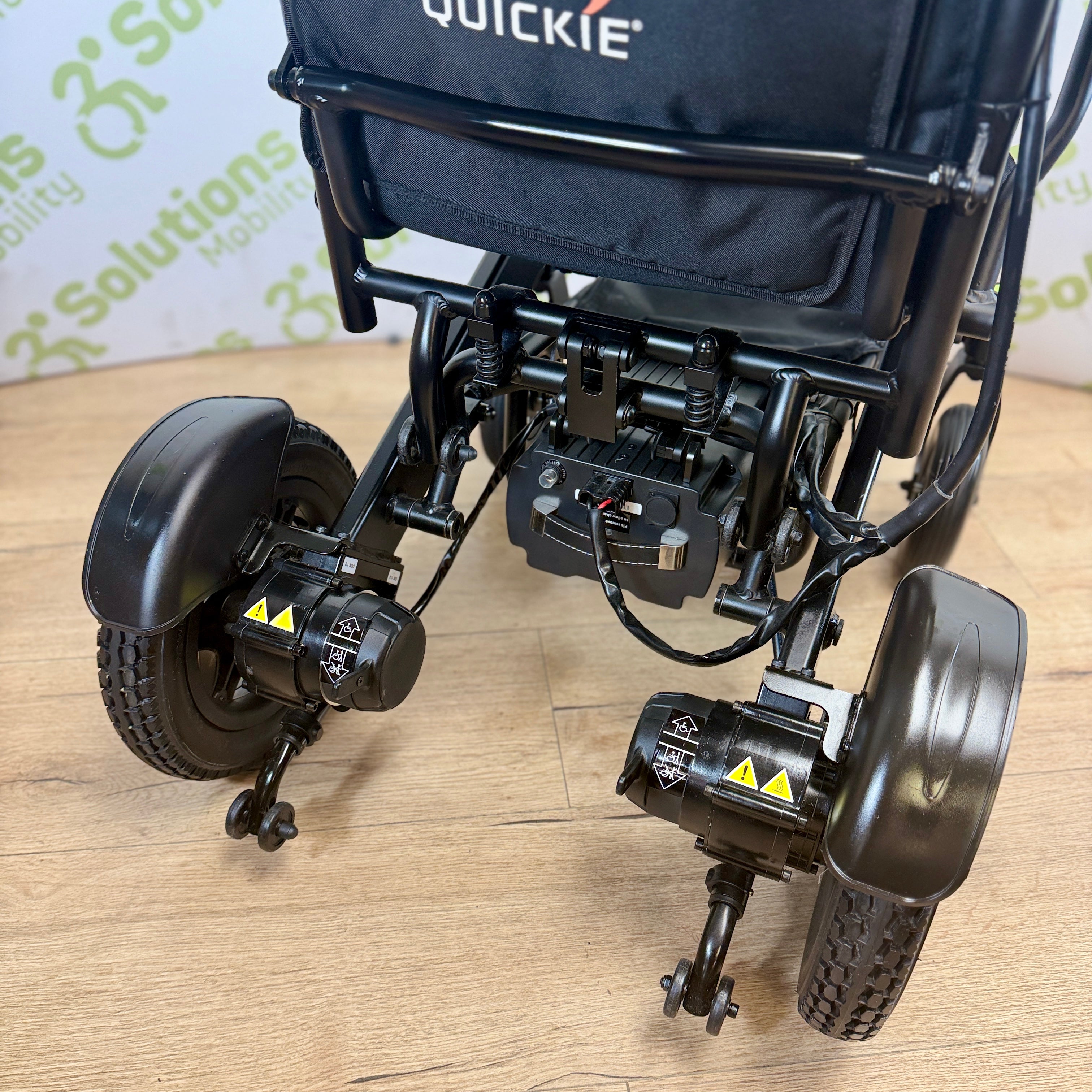 Quickie Q50r 4mph Folding Transportable Electric TESTED Lithium Battery Powerchair