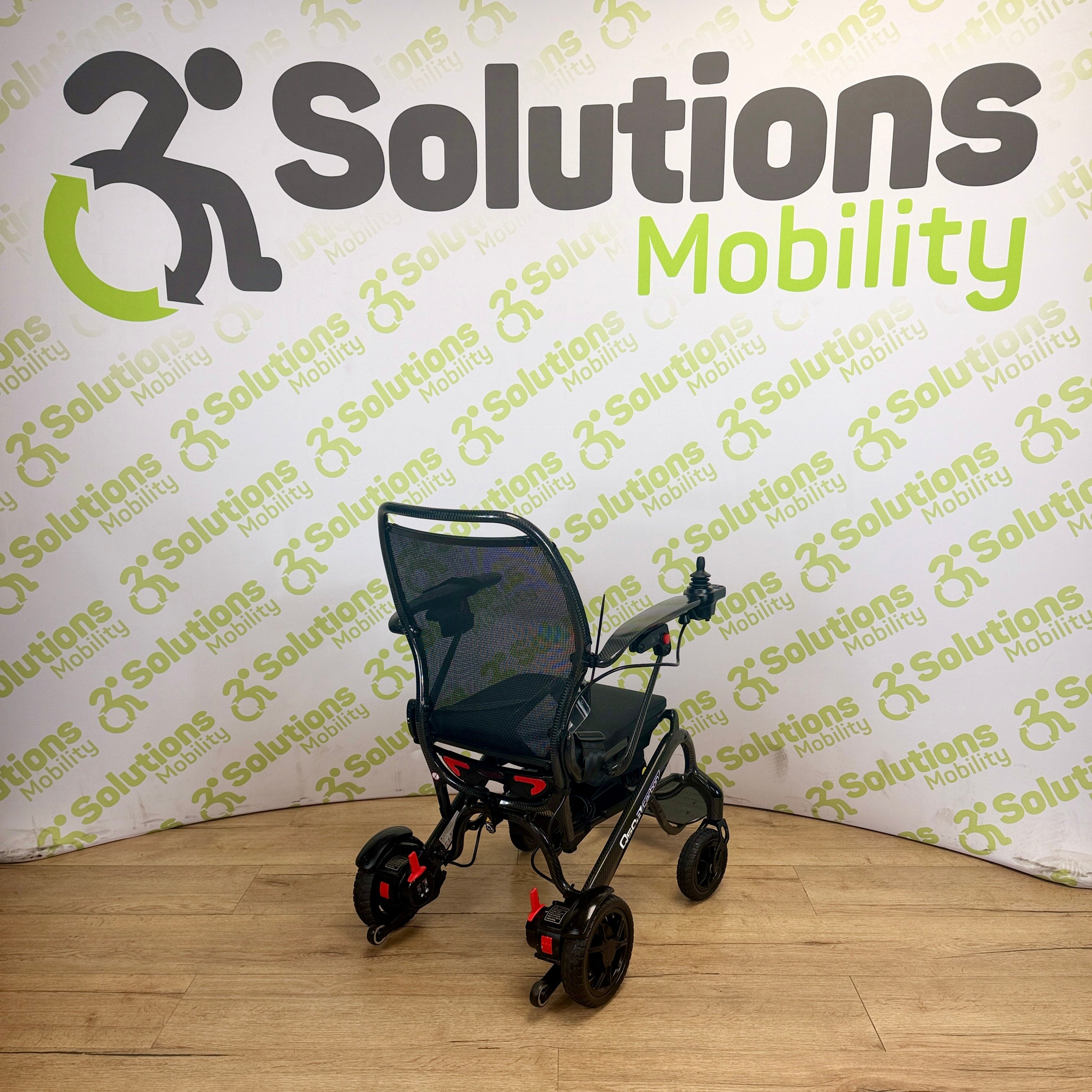 Quickie Q50r Carbon 4mph Folding Transportable Electric TESTED Lithium Battery Powerchair