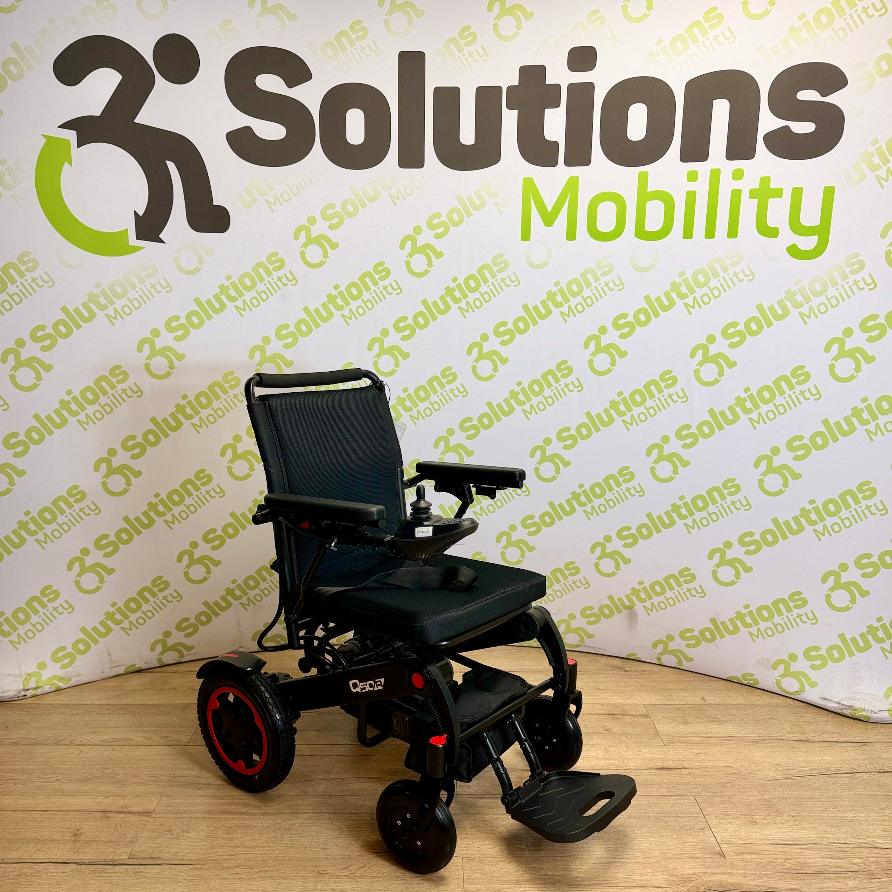 Quickie Q50r 4mph Folding Transportable Electric TESTED Lithium Battery Powerchair