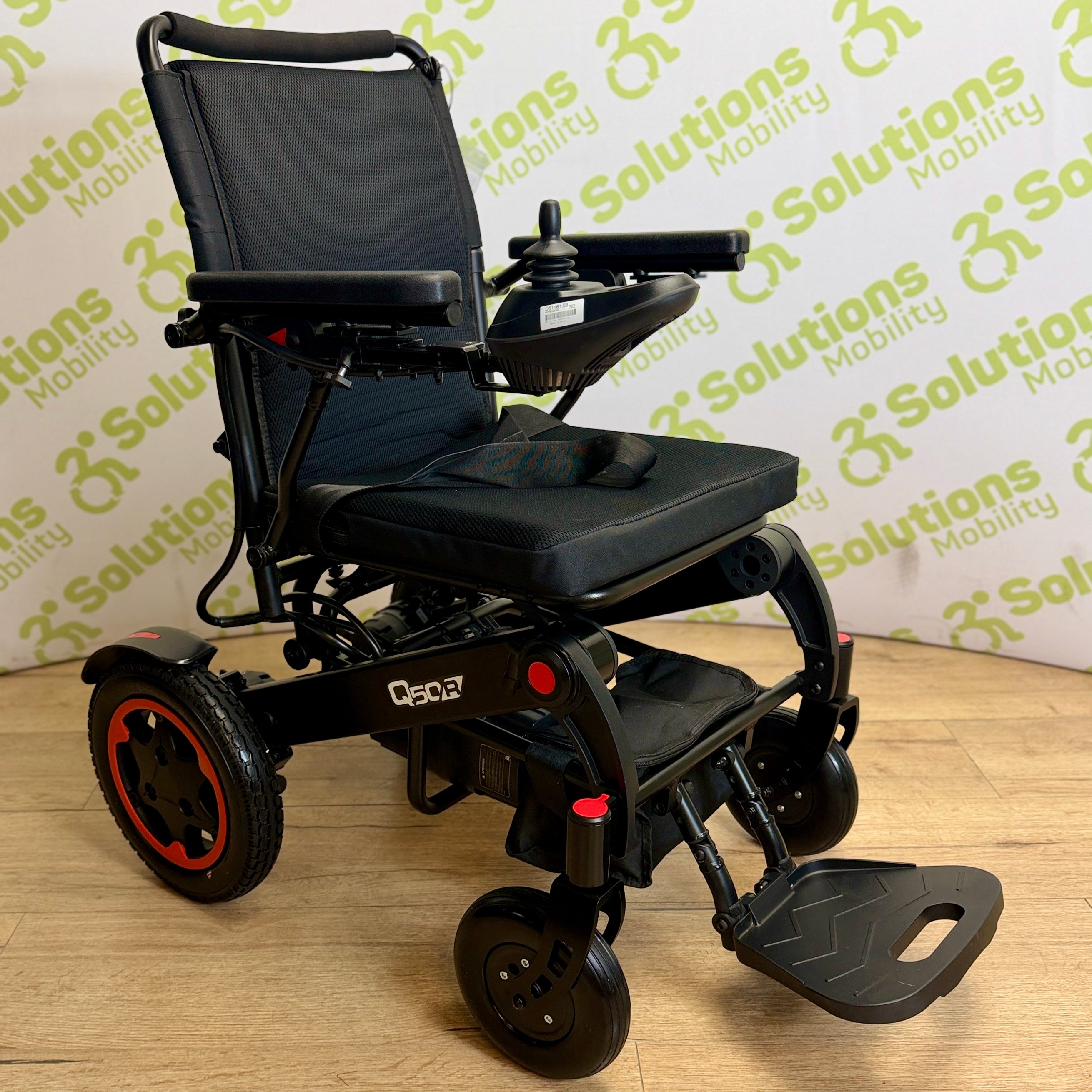 Quickie Q50r 4mph Folding Transportable Electric TESTED Lithium Battery Powerchair