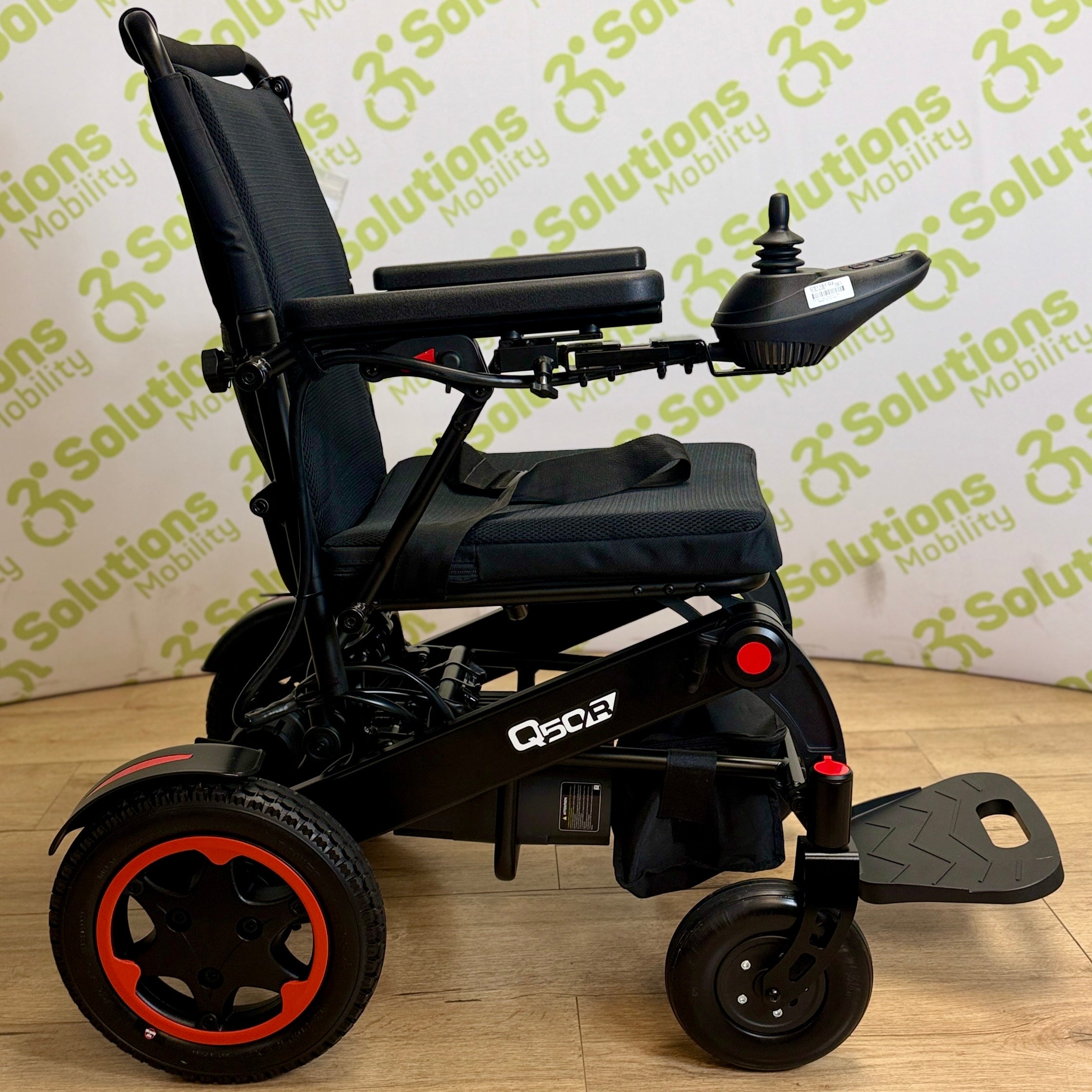 Quickie Q50r 4mph Folding Transportable Electric TESTED Lithium Battery Powerchair