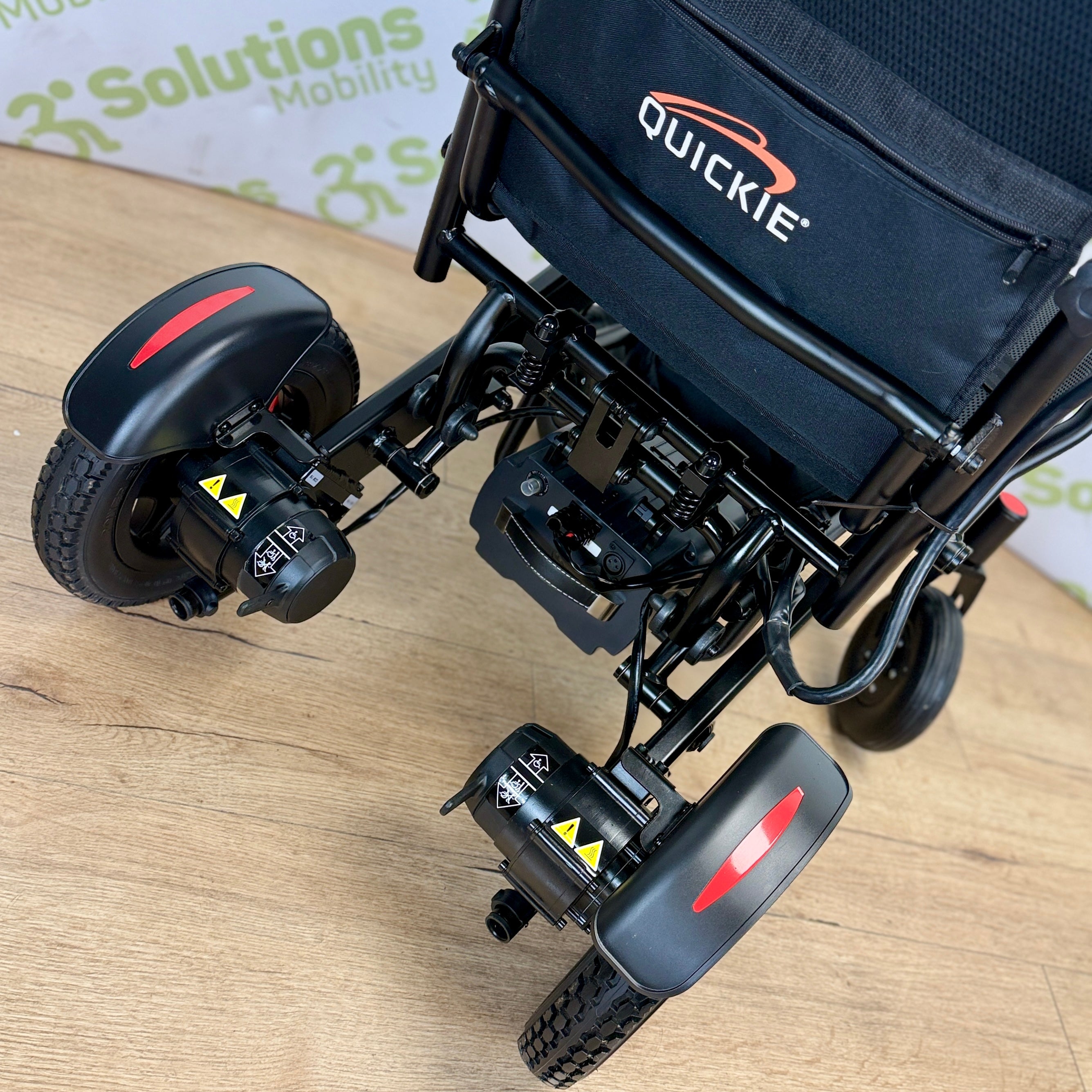 Quickie Q50r 4mph Folding Transportable Electric TESTED Lithium Battery Powerchair
