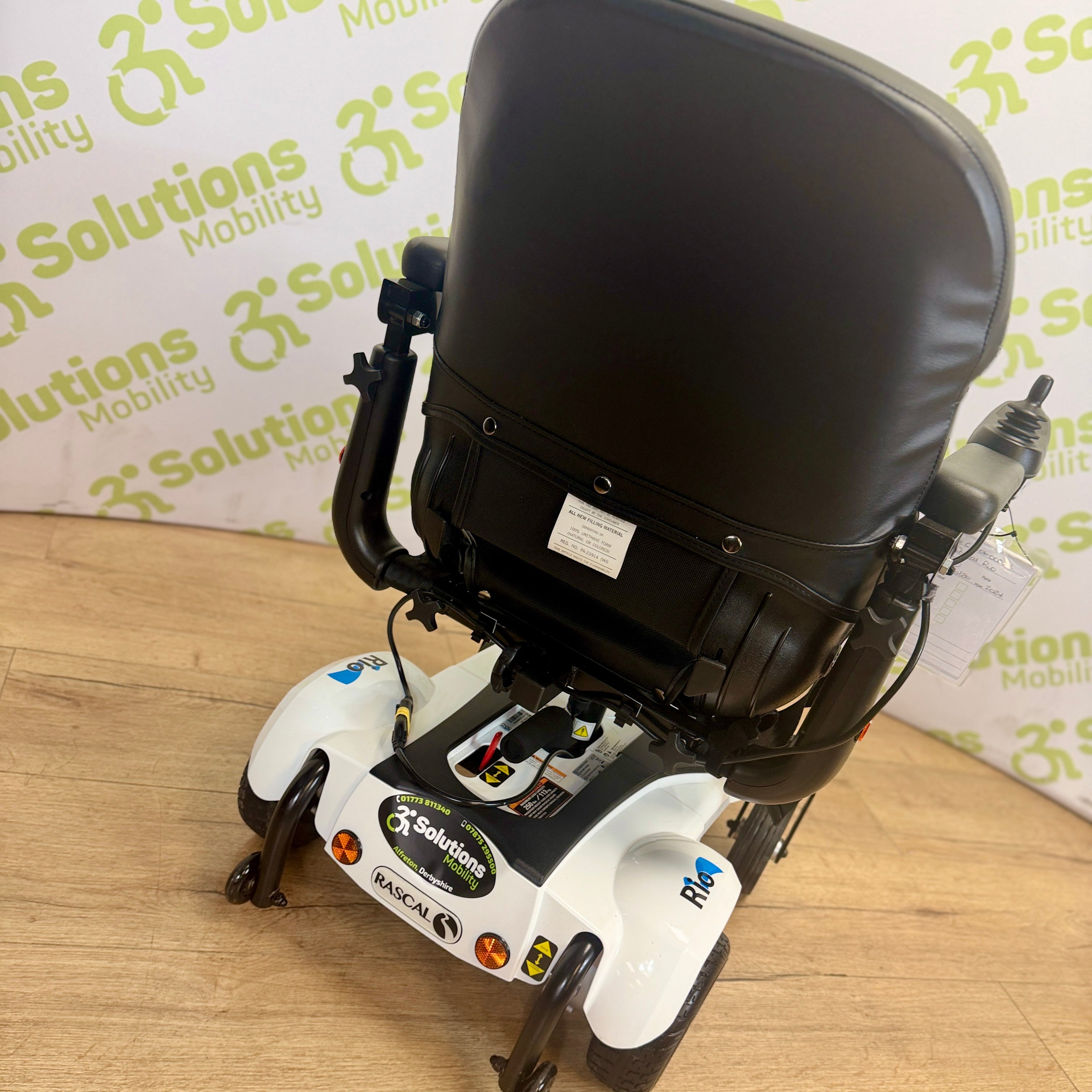Rascal RIO 4mph Mid Wheel Drive Electric Mobility  Powerchair