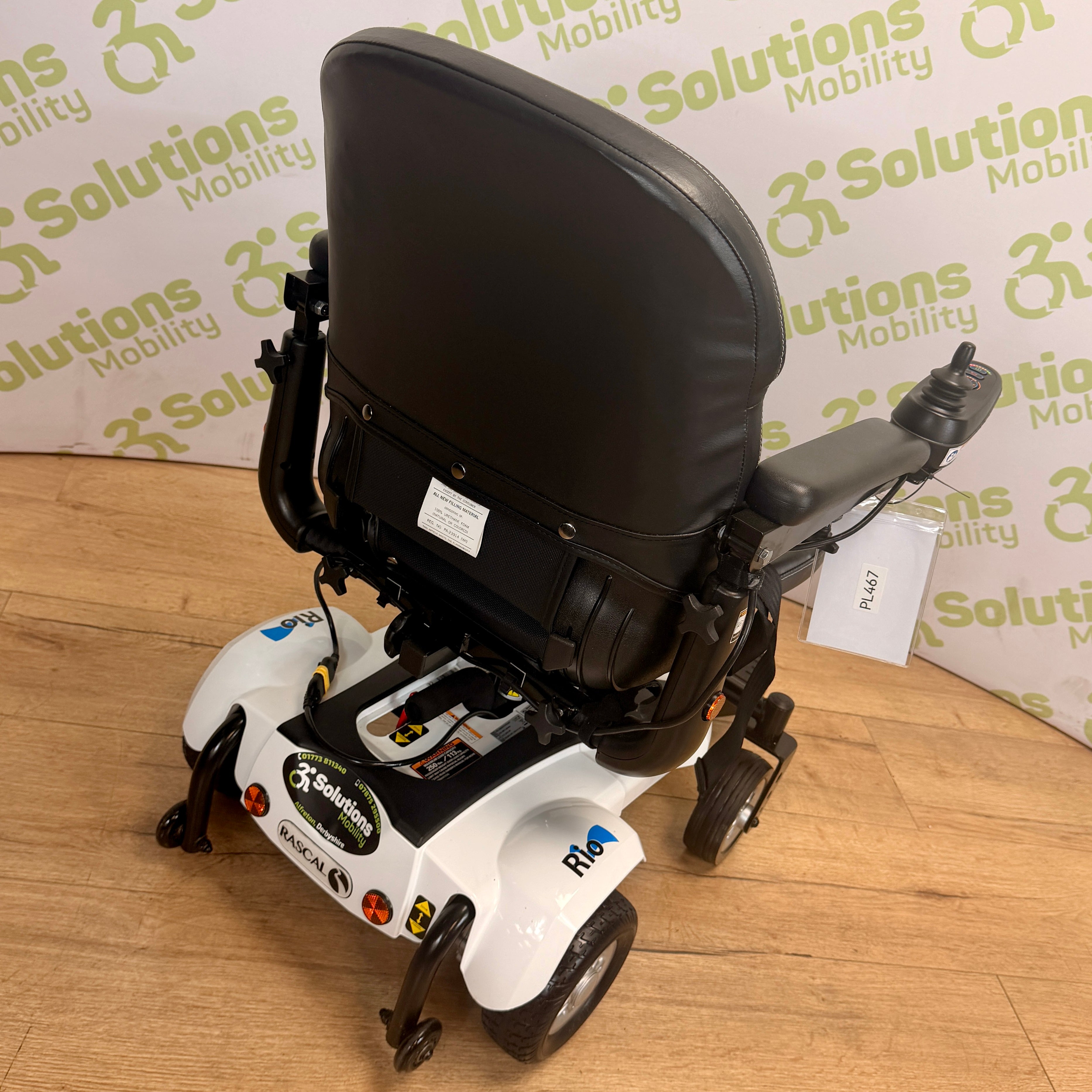 Rascal RIO 4mph Mid Wheel Drive Electric Mobility  Powerchair