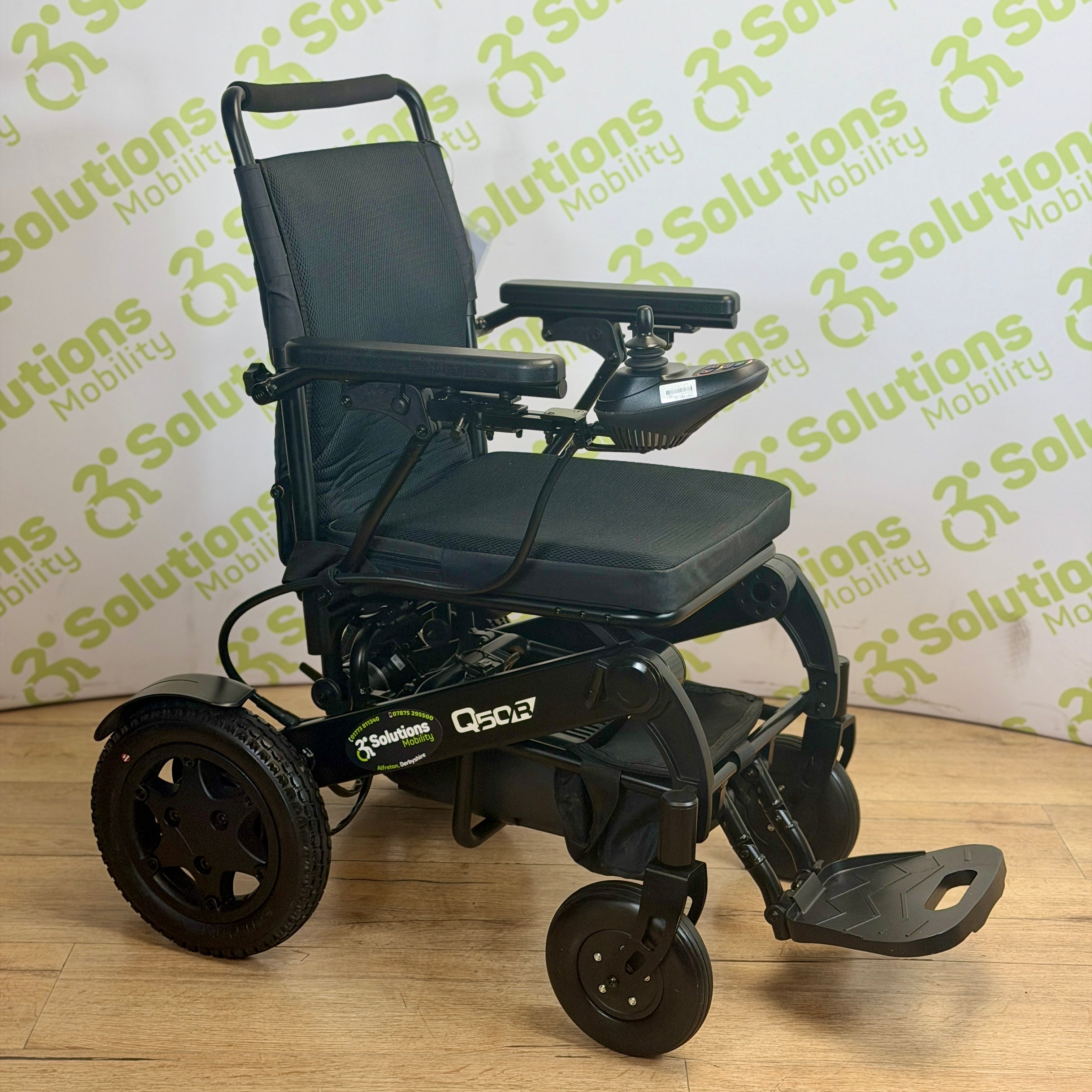 Quickie Q50r 4mph Folding Transportable Electric TESTED Lithium Battery Powerchair