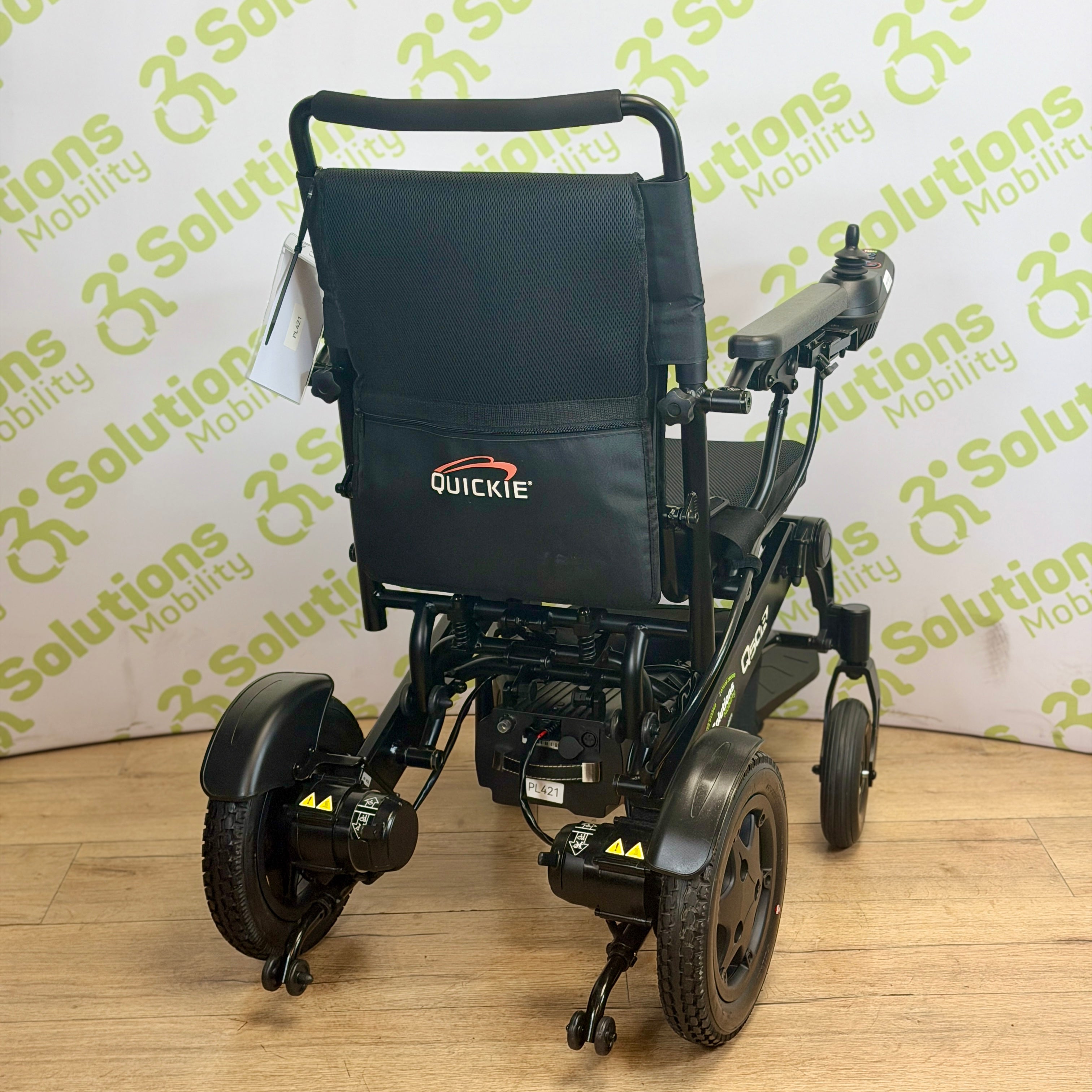 Quickie Q50r 4mph Folding Transportable Electric TESTED Lithium Battery Powerchair