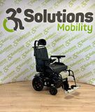 Quickie Q100R 4mph Powerchair - Narrow Rear Wheel Drive Manual Recline Swingaway Legrests Adjustable Suspension Headrest