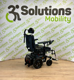 Quickie Q100R 4mph Powerchair - Narrow Rear Wheel Drive Manual Recline Swingaway Legrests Adjustable Suspension Headrest