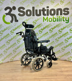 Invacare Rea Azalea Assist Attendant Wheelchair - Adjustable Tilting Reclining Manual Wheelchair with Elevating Leg Rests