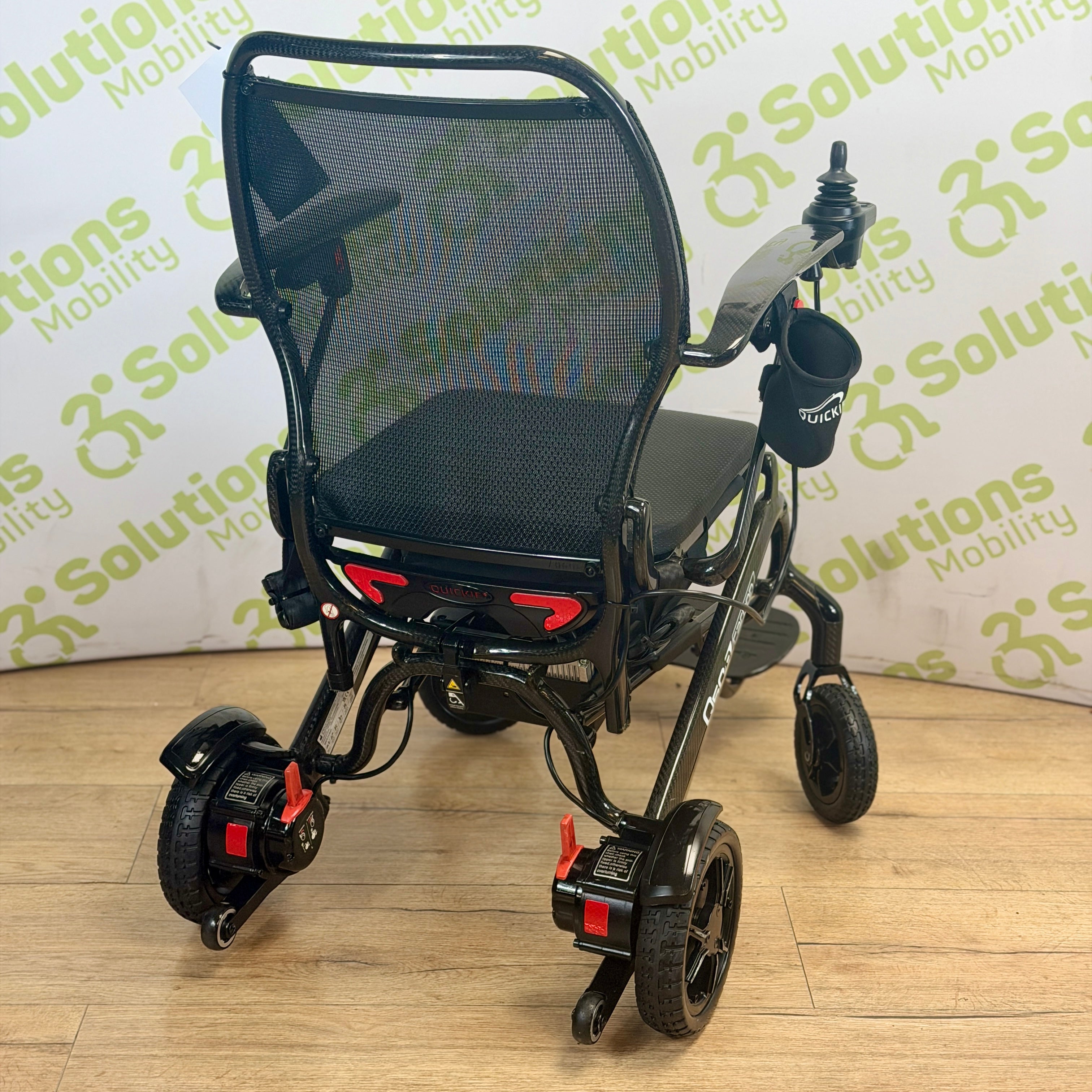 Quickie Q50r Carbon 4mph Folding Transportable Electric Lithium Battery Powerchair