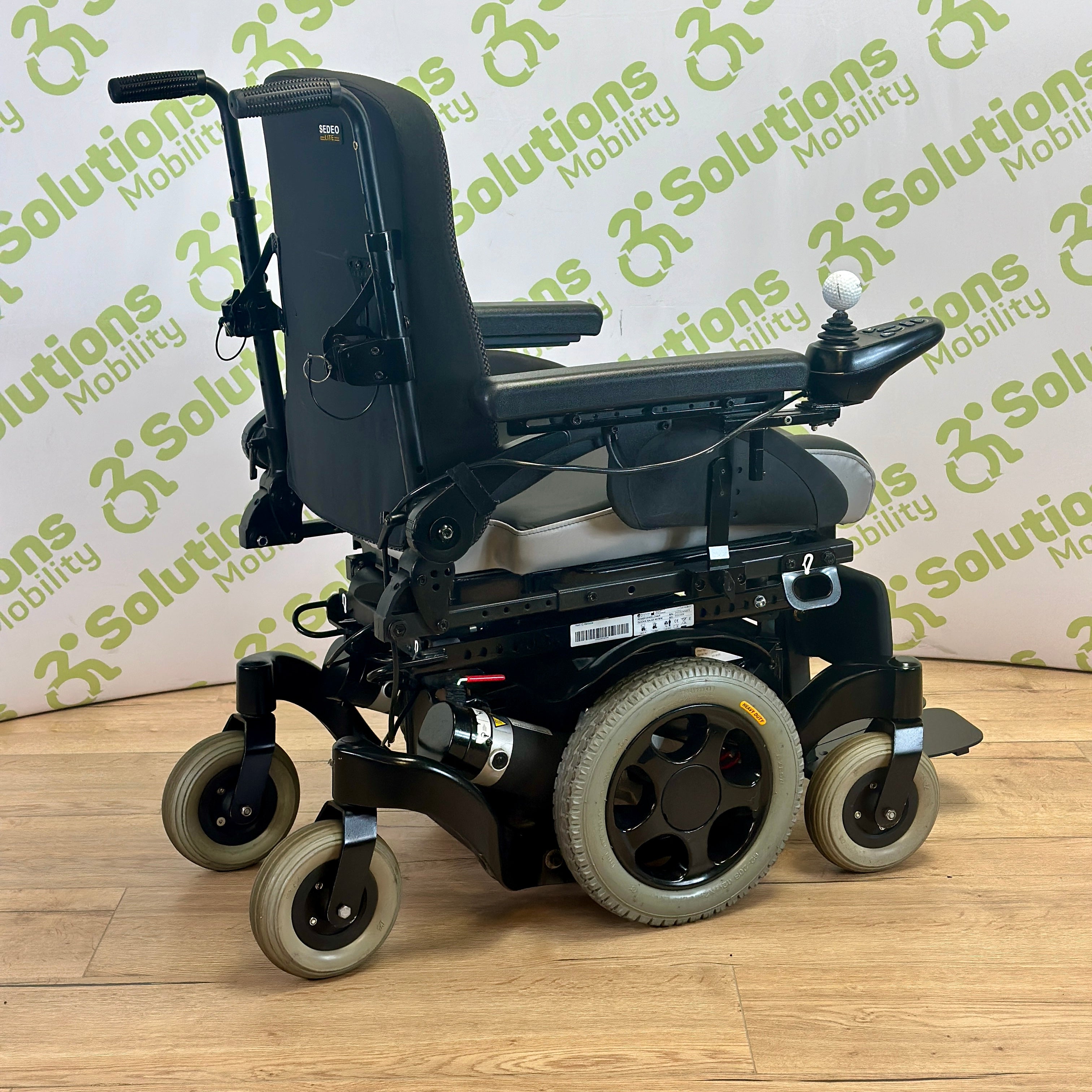 Quickie Salsa M2 Mini 4mph Powerchair - Narrow Mid Wheel Drive Electric Wheelchair Centre Footplate Adjustable Suspension