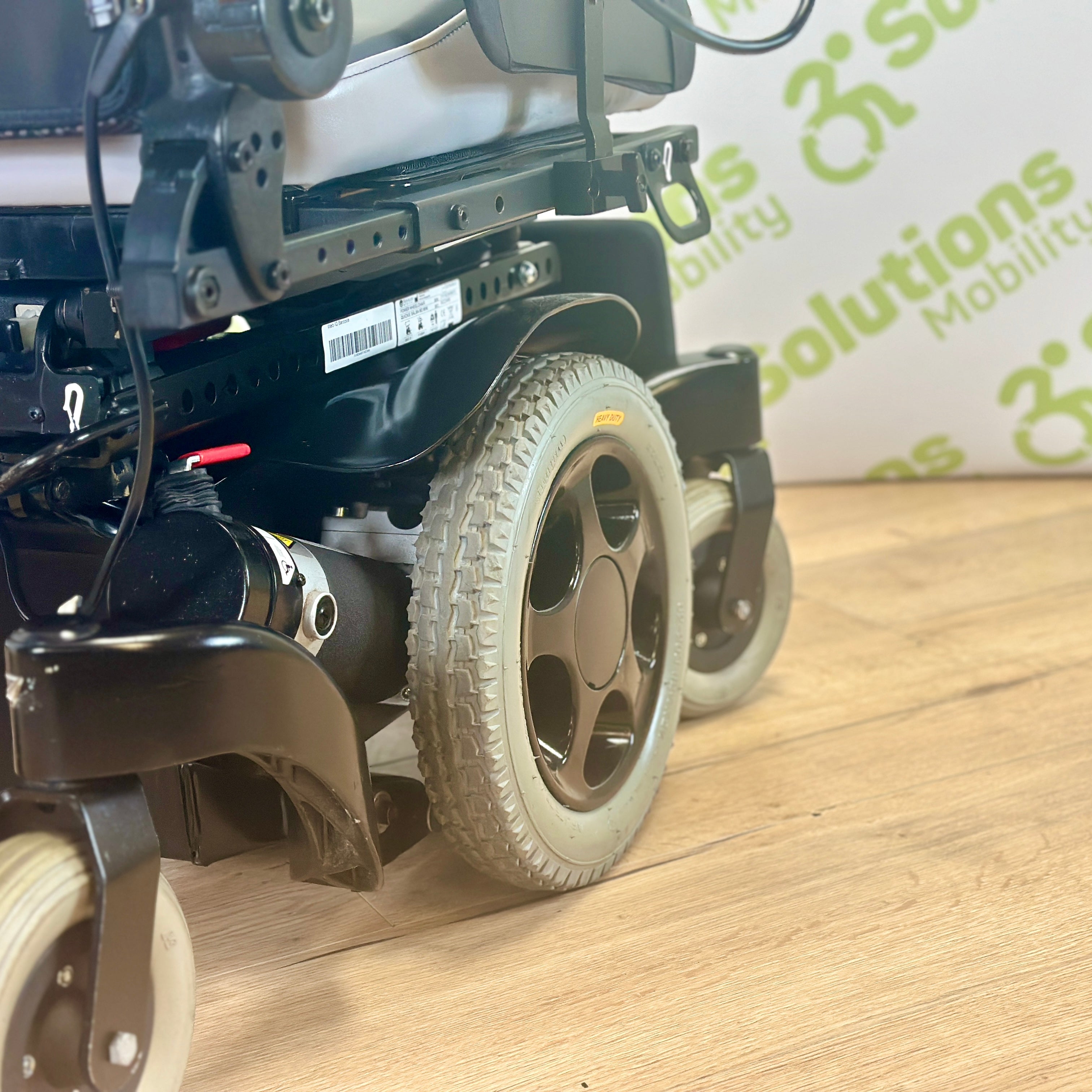 Quickie Salsa M2 Mini 4mph Powerchair - Narrow Mid Wheel Drive Electric Wheelchair Centre Footplate Adjustable Suspension