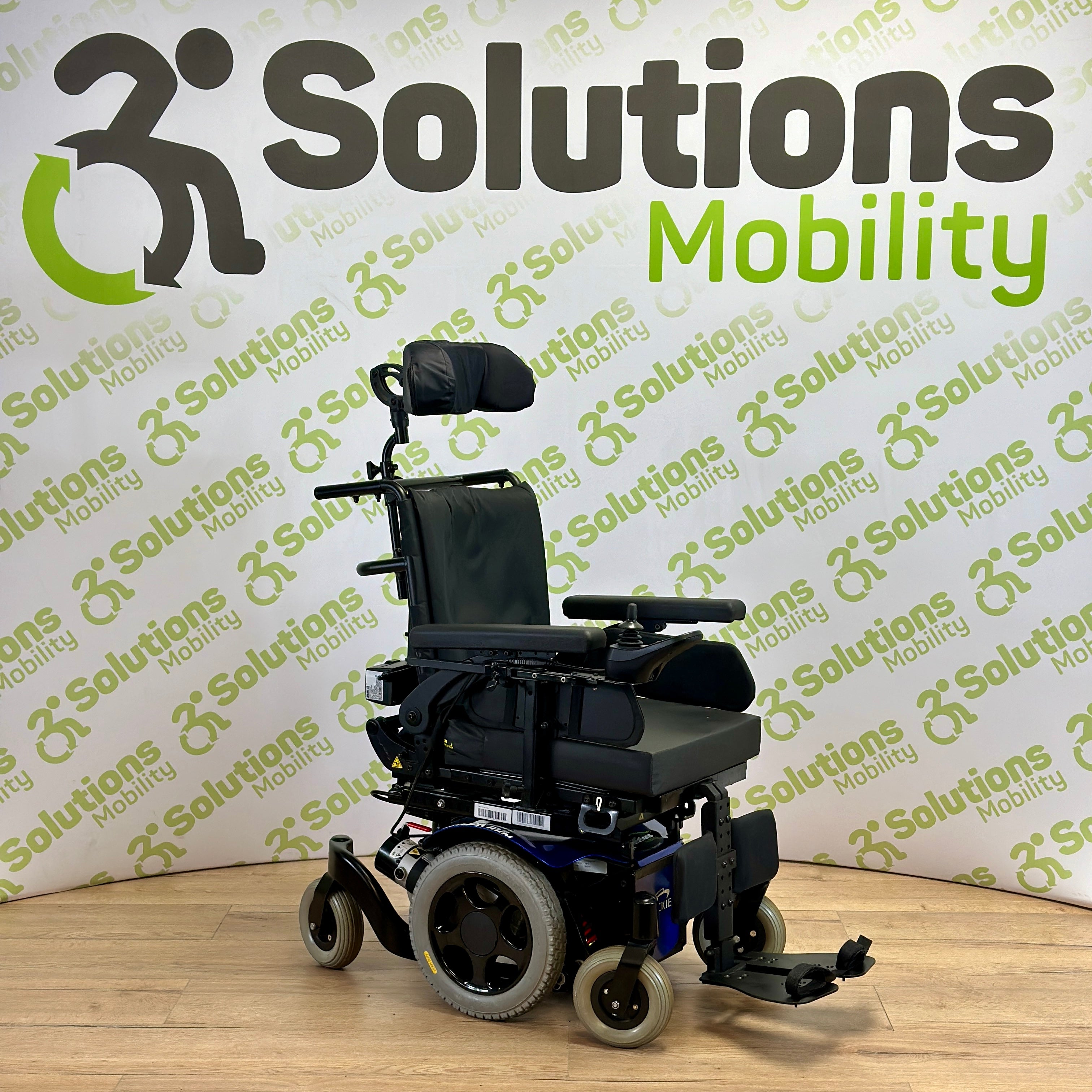 Quickie Salsa M2 Mini 4mph Powerchair - Narrow Mid Wheel Drive Electric Tilt and Recline Swingaway Legrests Adjustable Suspension