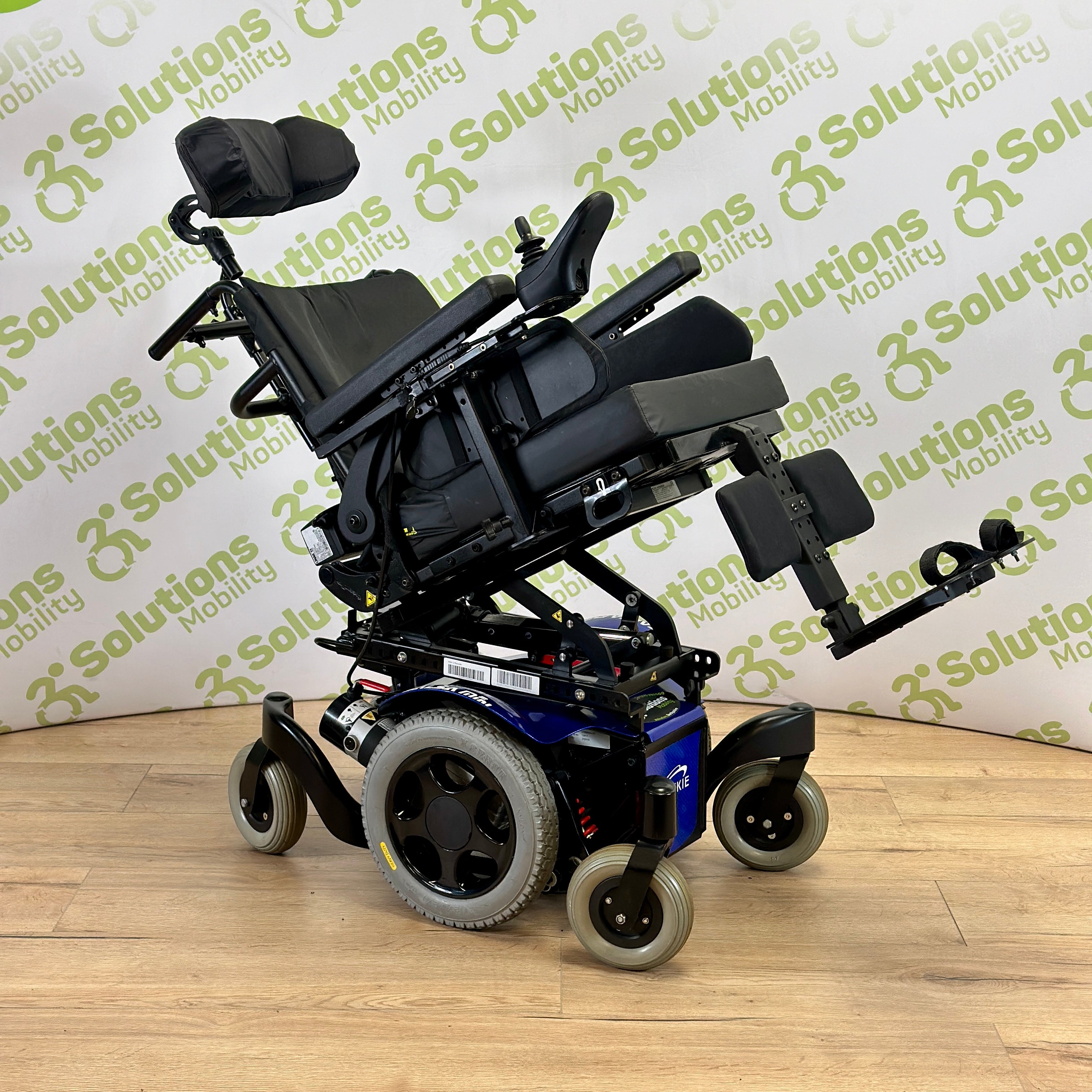 Quickie Salsa M2 Mini 4mph Powerchair - Narrow Mid Wheel Drive Electric Tilt and Recline Swingaway Legrests Adjustable Suspension