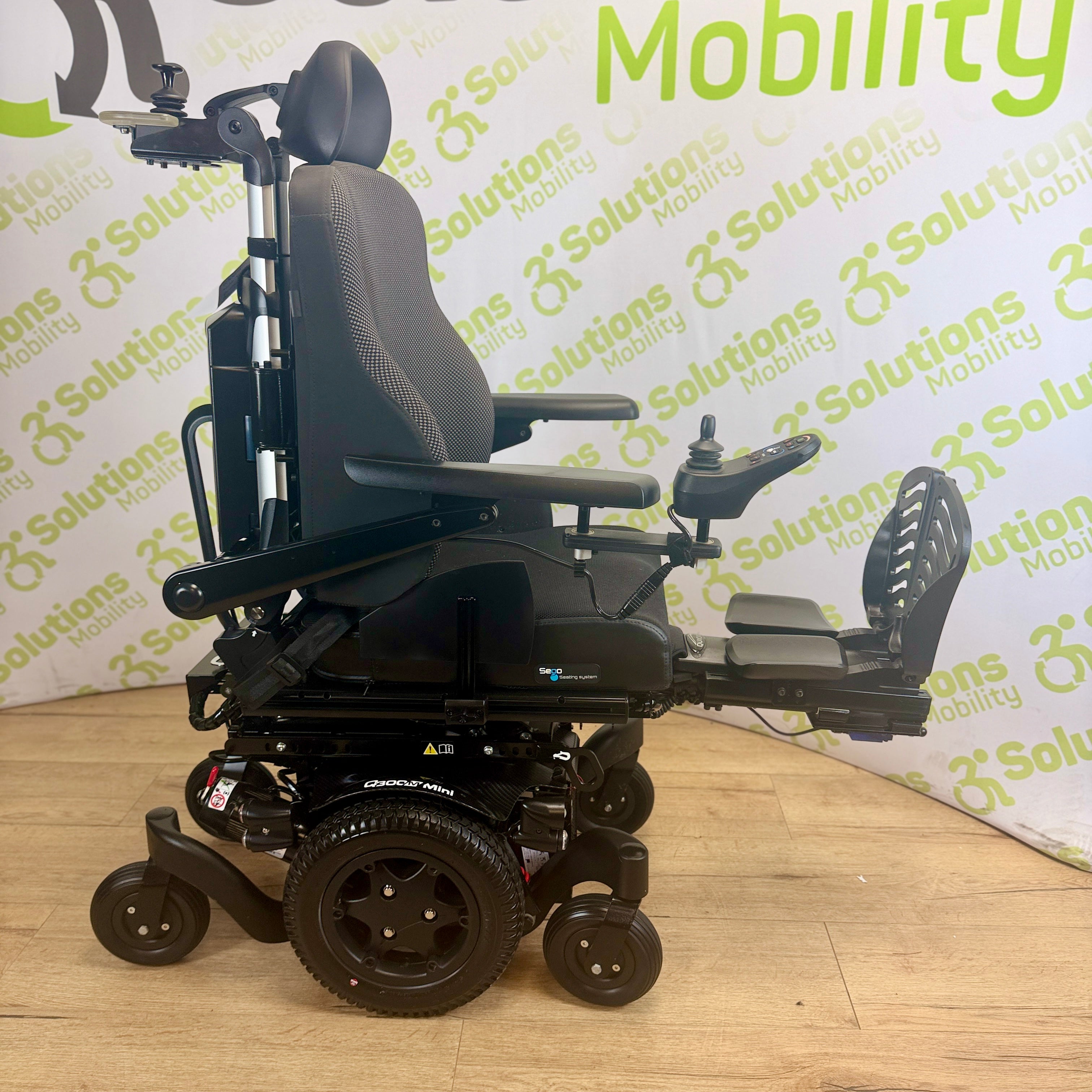 Quickie Q300M Mini MWD 6mph Powerchair Electric Rise Tilt Recline Footplate DUAL