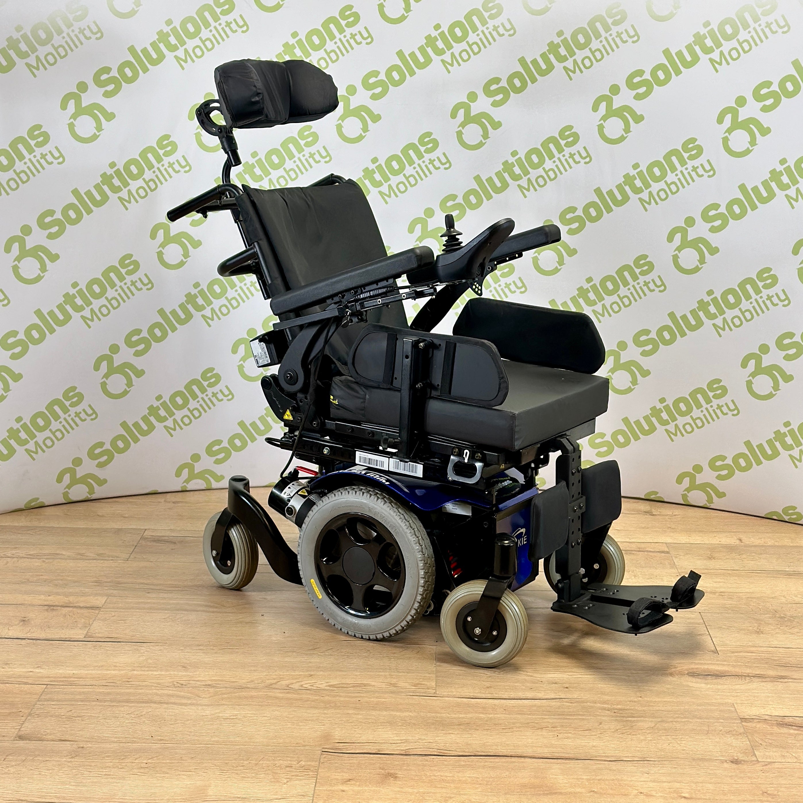 Quickie Salsa M2 Mini 4mph Powerchair - Narrow Mid Wheel Drive Electric Tilt and Recline Swingaway Legrests Adjustable Suspension