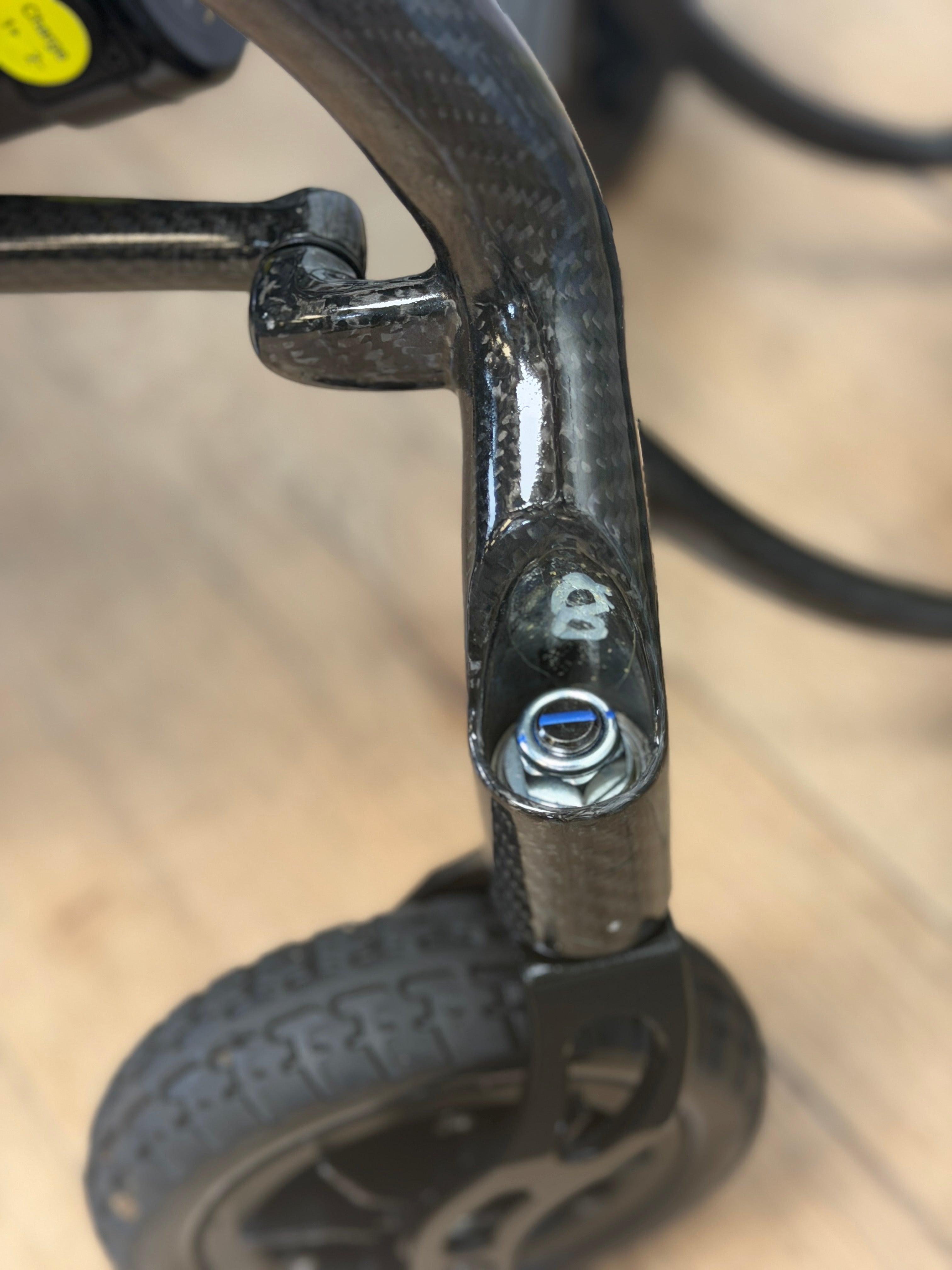 Quickie Q50r Carbon 4mph Folding Transportable Electric Tested Lithium Battery
