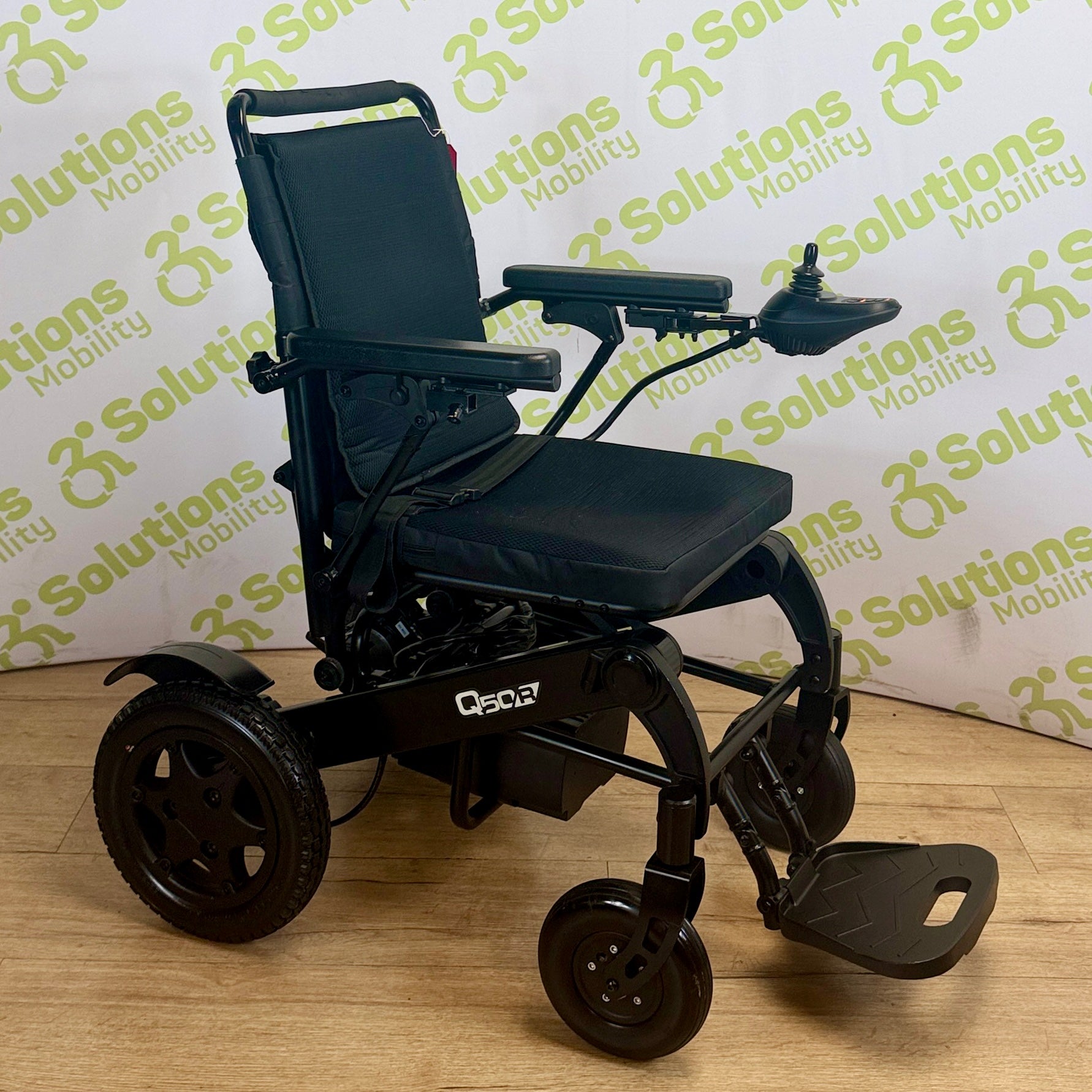Quickie Q50r 4mph Folding Transportable Electric TESTED Lithium Battery Powerchair 12 MONTH WARRANTY