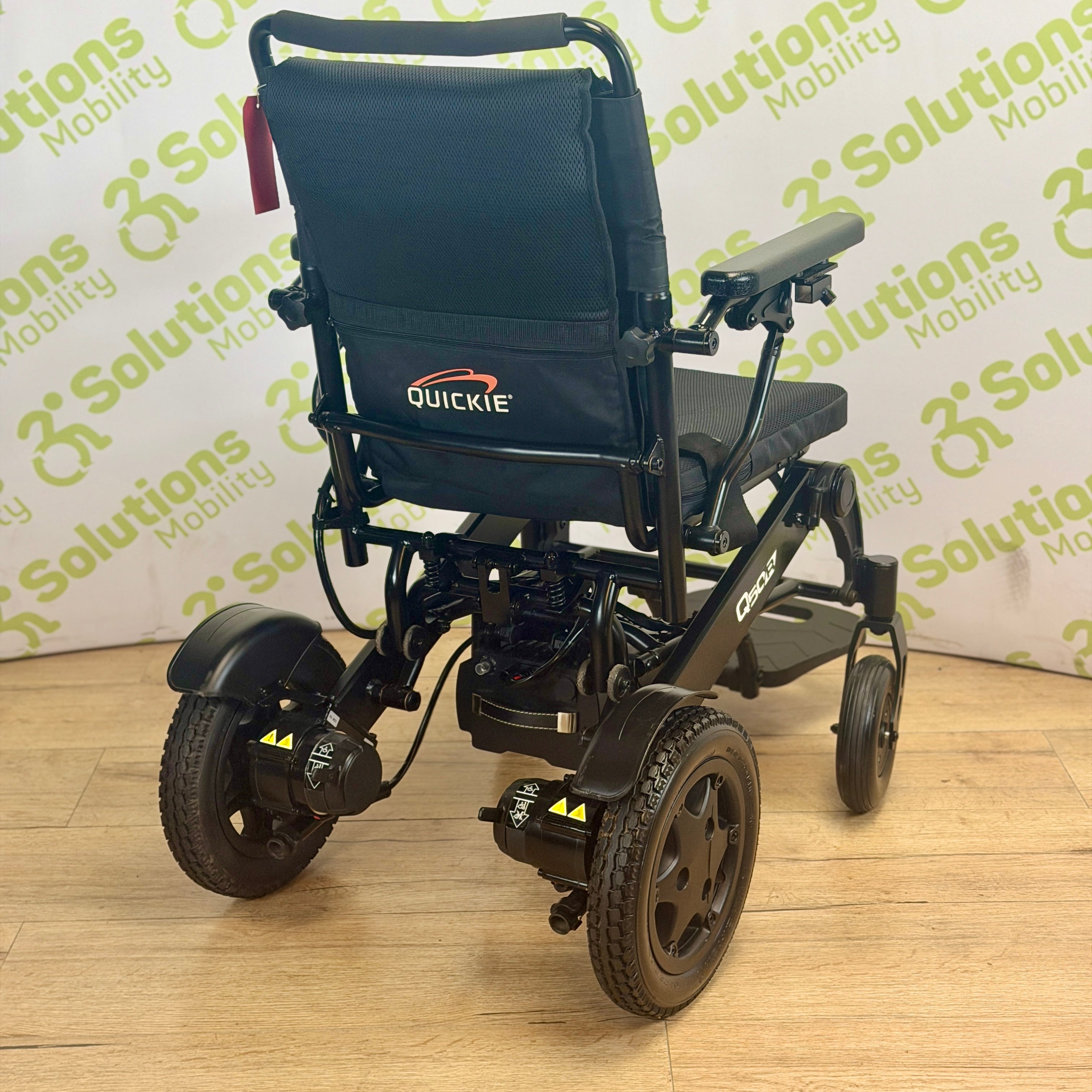 Quickie Q50r 4mph Folding Transportable Electric TESTED Lithium Battery Powerchair 12 MONTH WARRANTY
