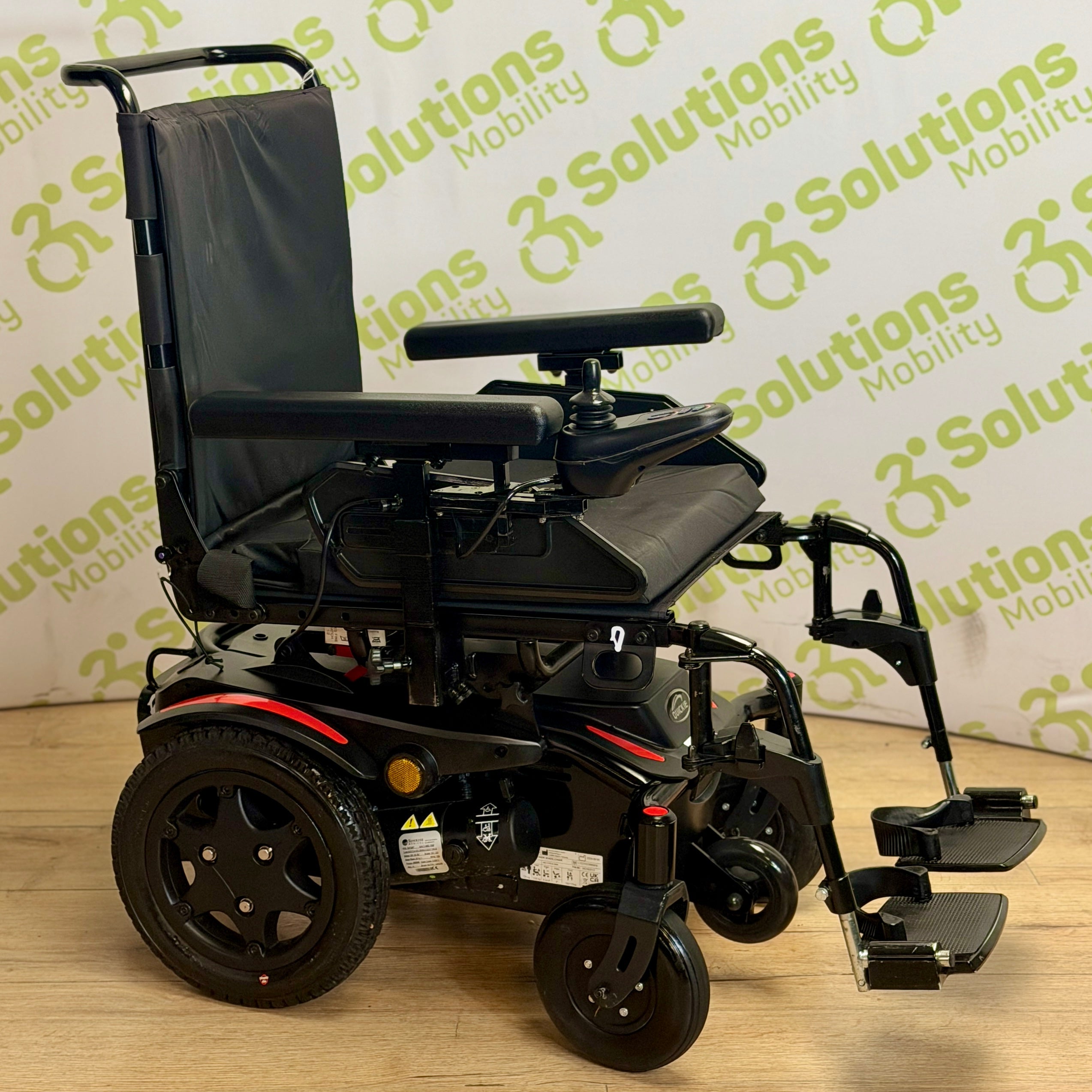 Quickie Q100R Powerchair - Narrow 4mph Rear Wheel Drive