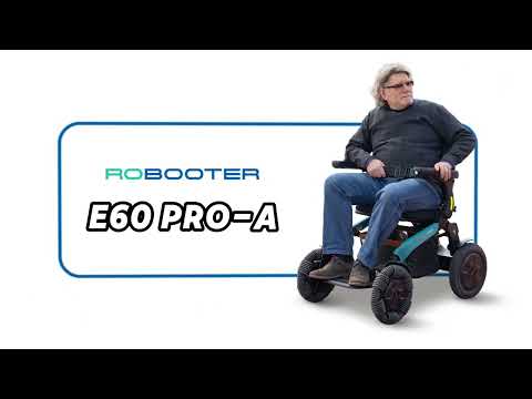 The Robooter E60 Pro - All-Terrain Monster Folding Powerchair